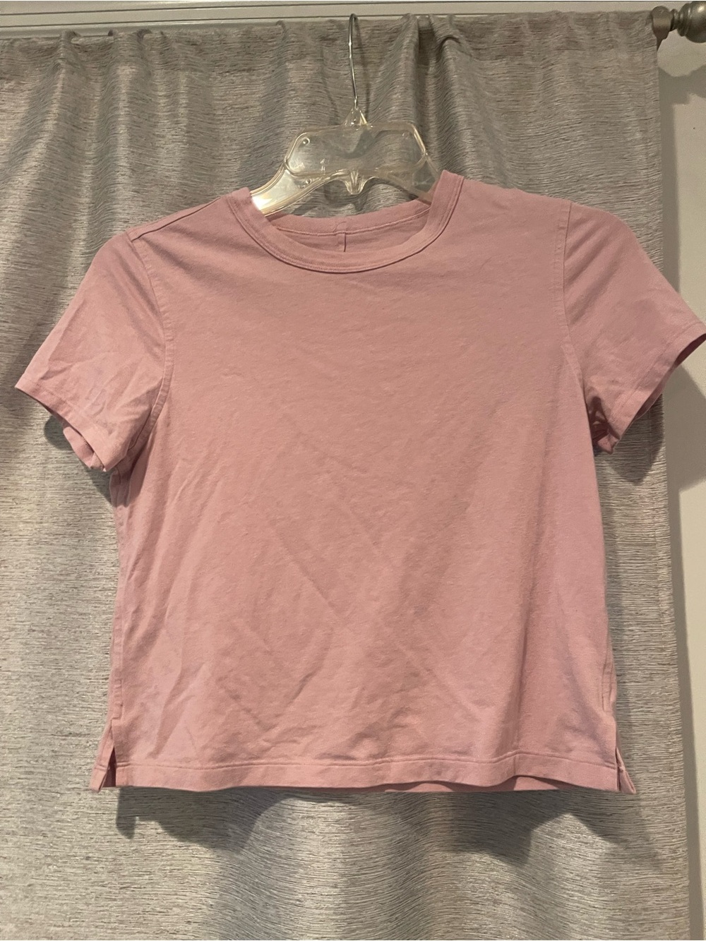 lululemon athletica Short Sleeve Crop Tee - Dusty Rose